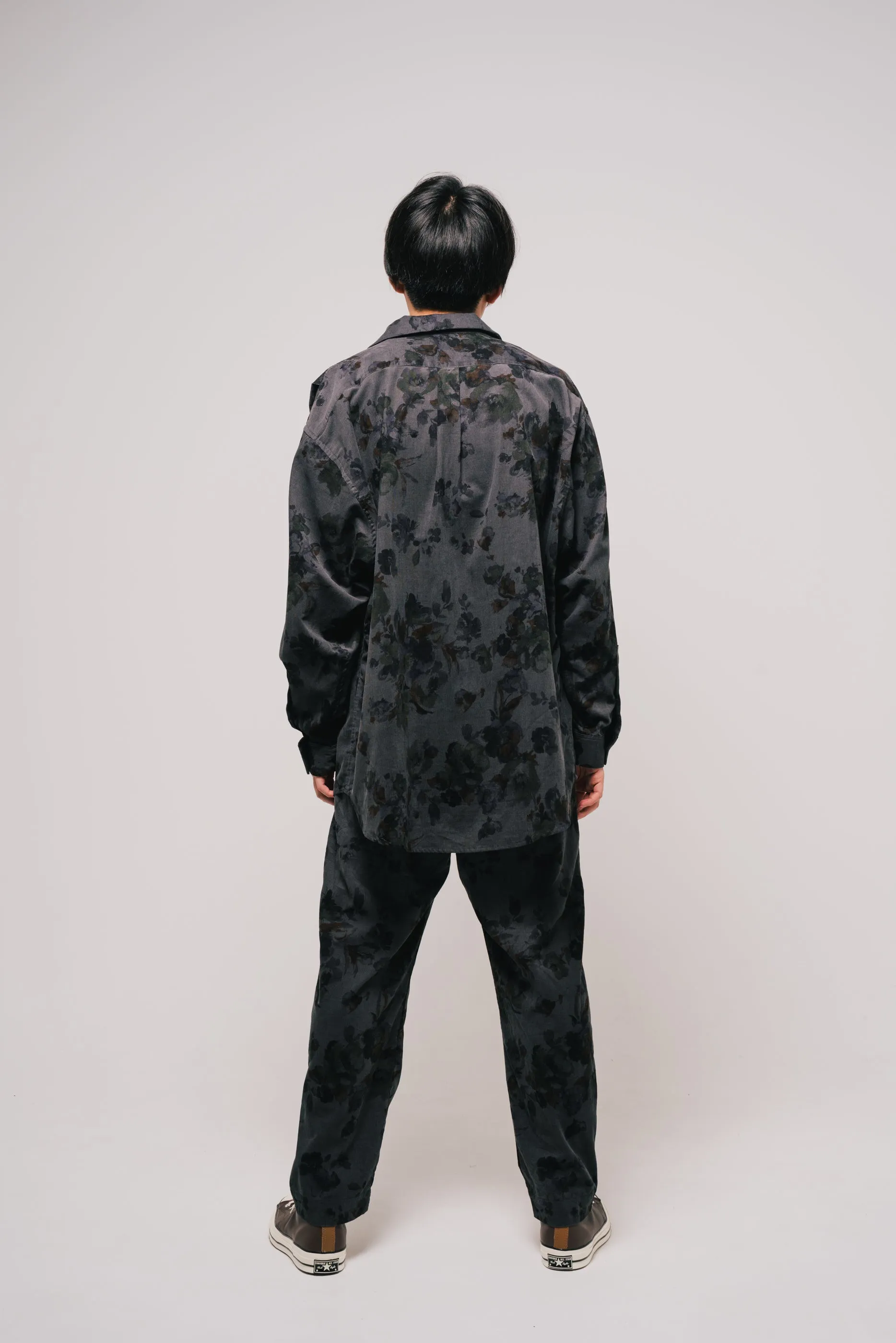 [22aw] EFFECTEN(エフェクテン) / corduroy tuck big shirts
