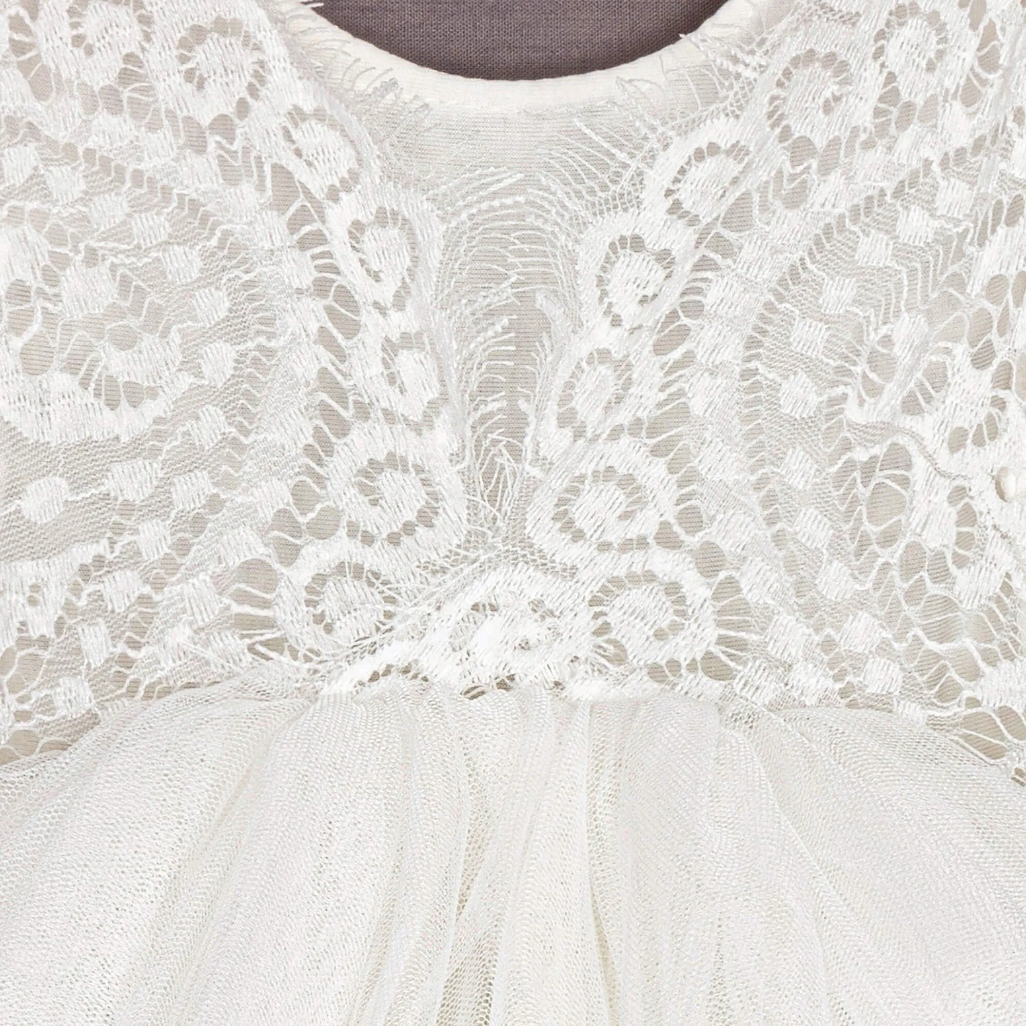 Baby Bohemian Princess Dress - White