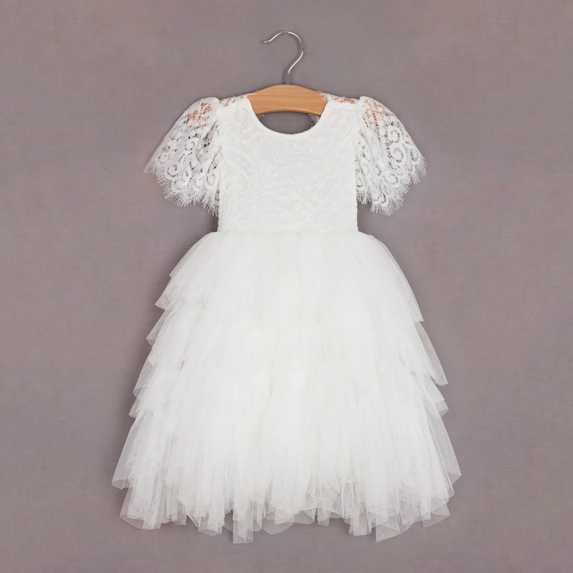 Baby Bohemian Princess Dress - White