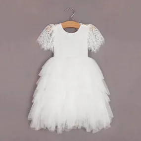 Baby Bohemian Princess Dress - White