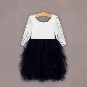 Baby Bohemian Spirit Dress - Navy Blue