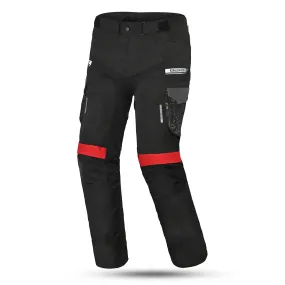 BELA Crossroad Extreme WR 34L- Textile Pant - Black Dark Gray Red