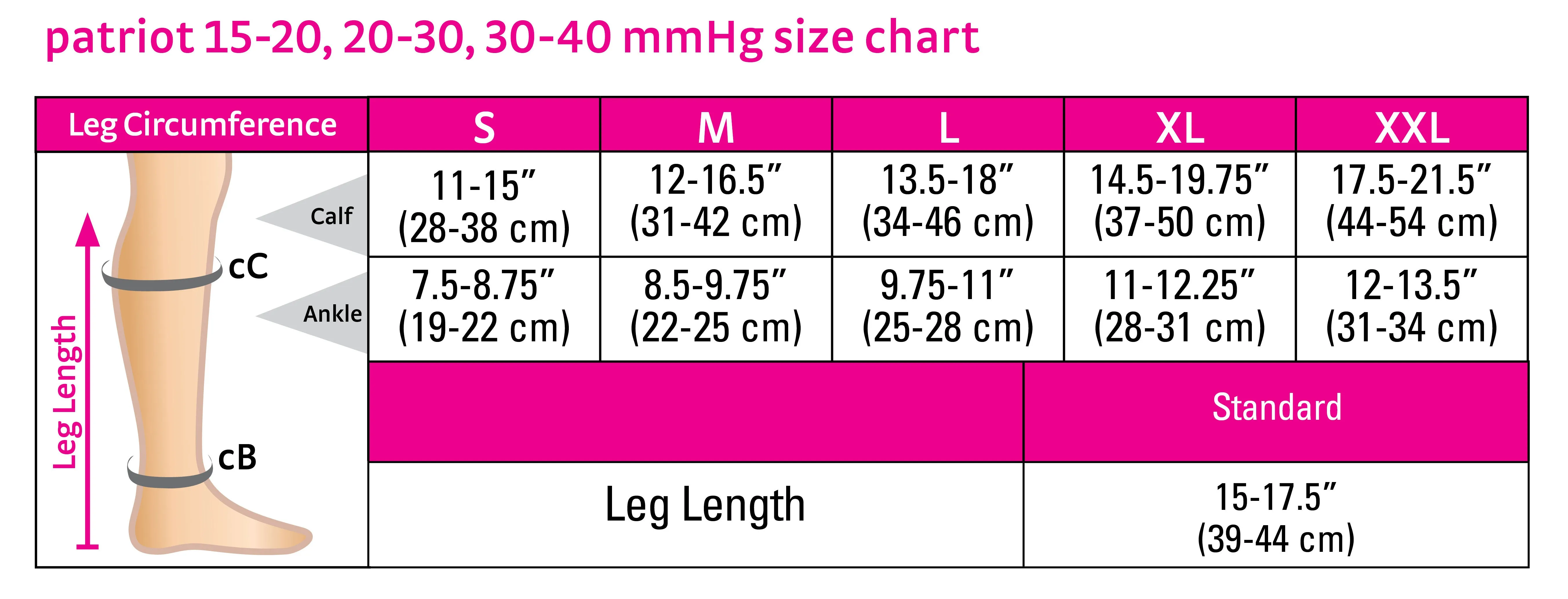 duomed patriot 30-40 mmHg Calf High Closed Toe Compression Stockings