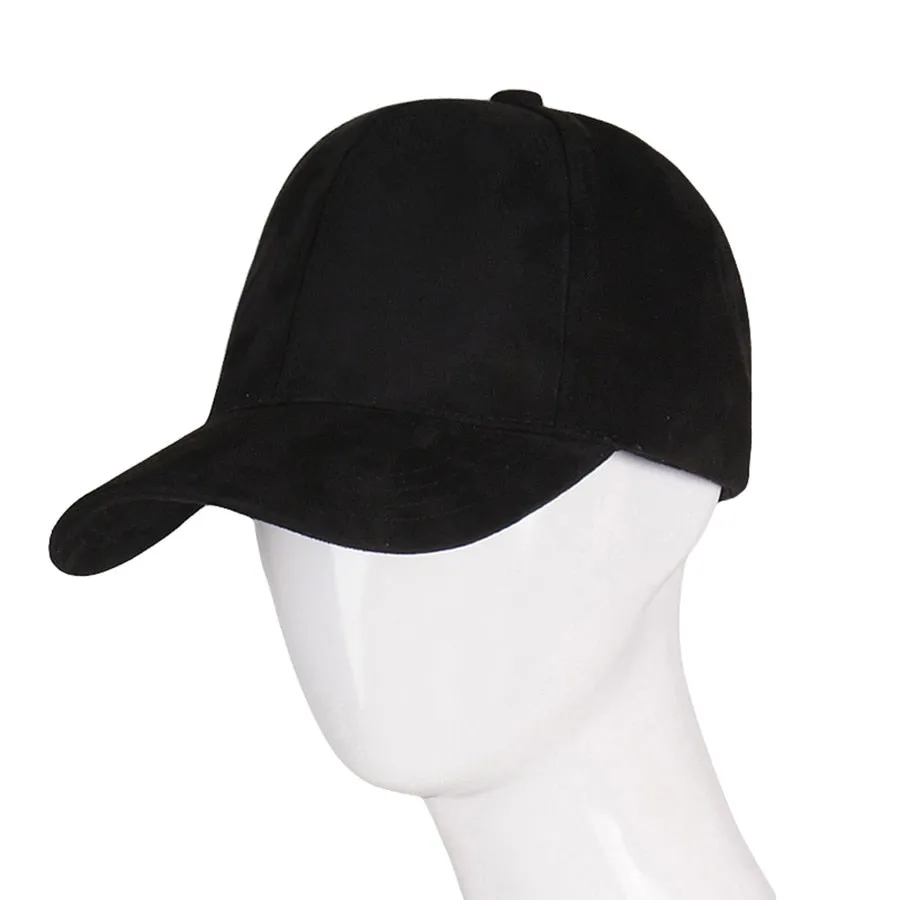 Fashion Brand snapback Baseball Cap Women Gorra cap Street Hip Hop Caps Suede Hats for Ladies Black Grey Baseball cap
