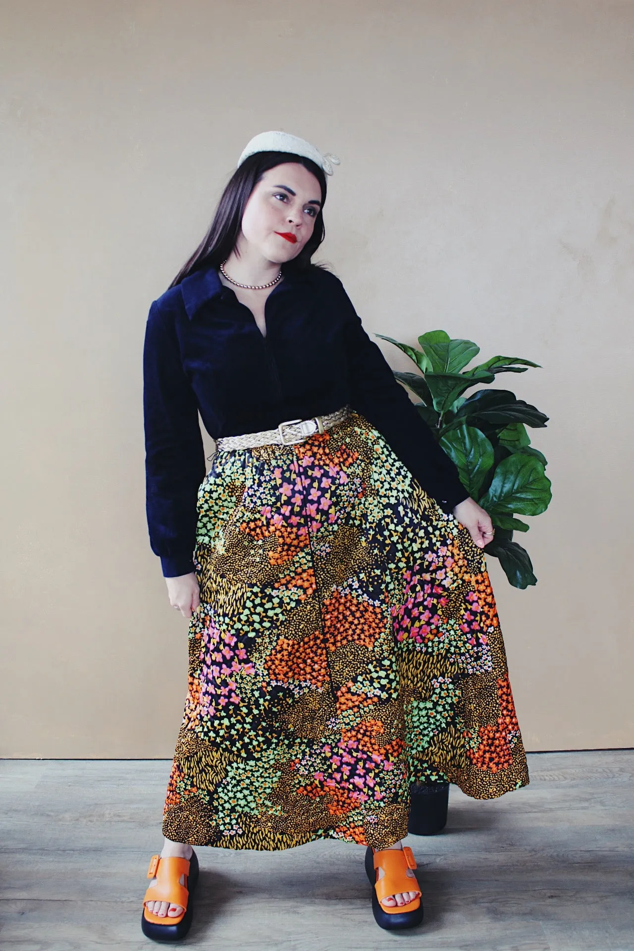 Floral Quilted Twofer Dress