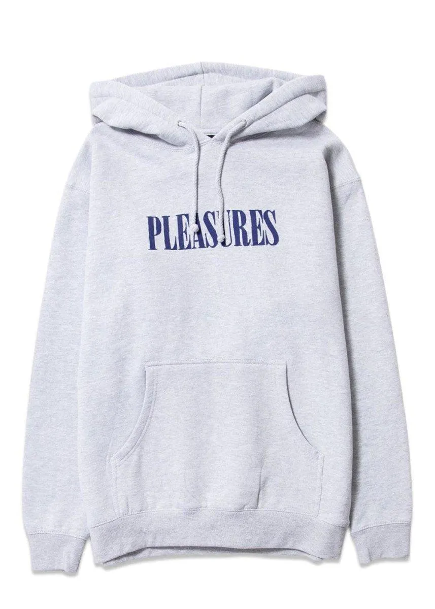 GREY TICKLE LOGO HOODY - Heather Grey