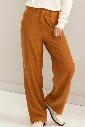 HF24A046-STRAIGHT-CUT CORDUROY PANTS