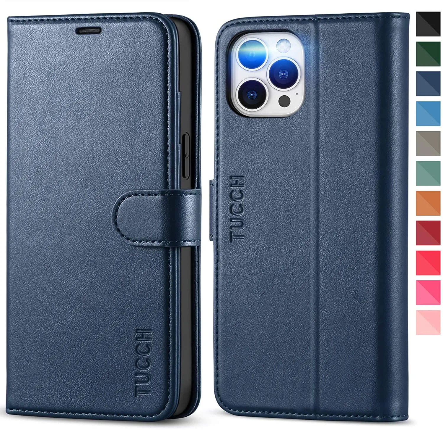 iPhone 12 Pro Max Magnetic Shockproof Leather Flip Case