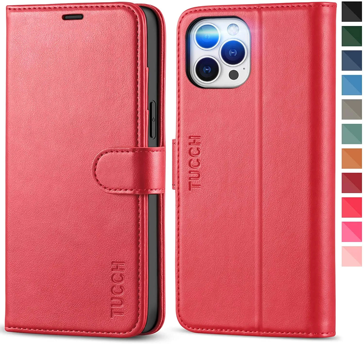 iPhone 12 Pro Max Magnetic Shockproof Leather Flip Case