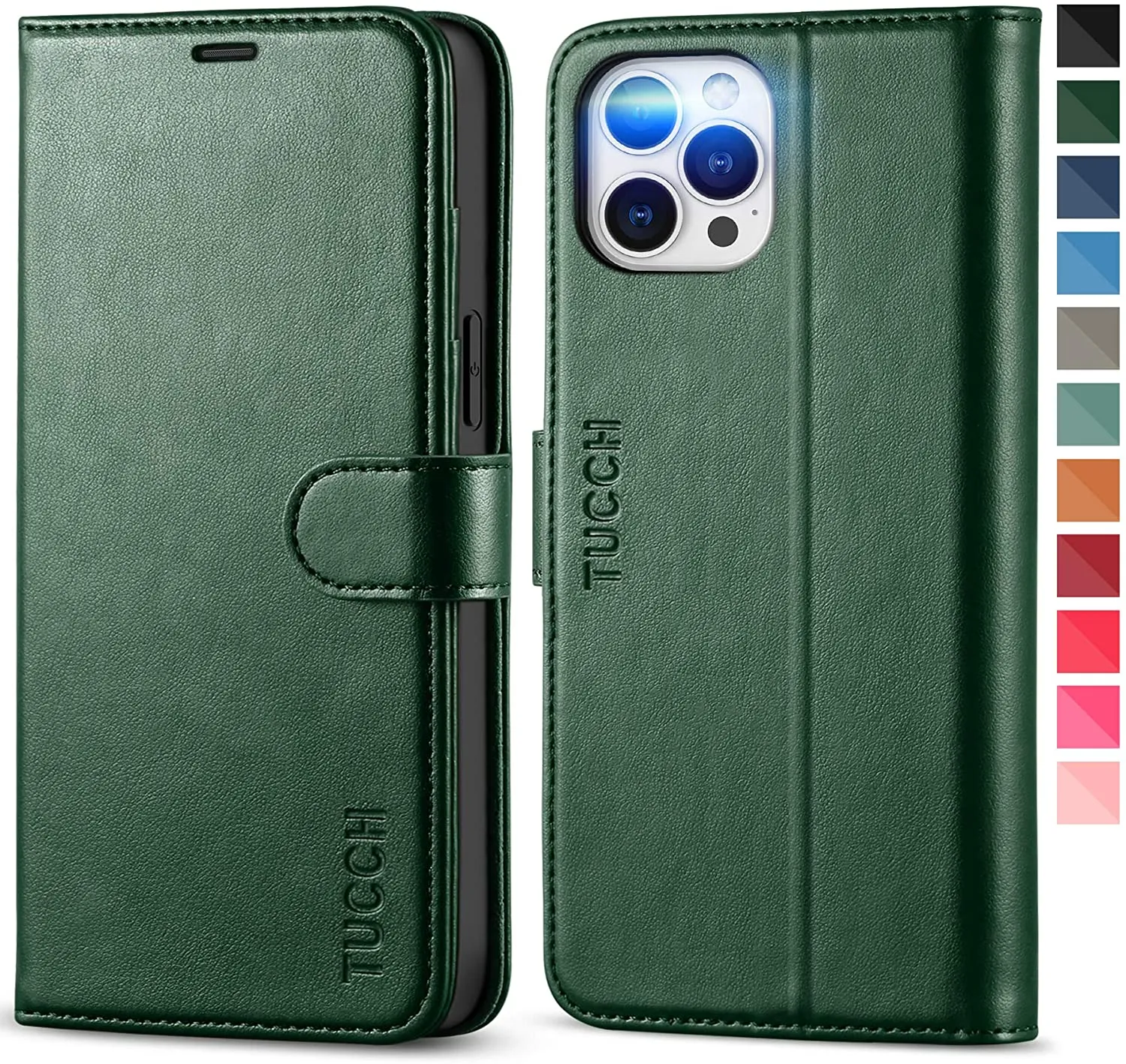 iPhone 12 Pro Max Magnetic Shockproof Leather Flip Case