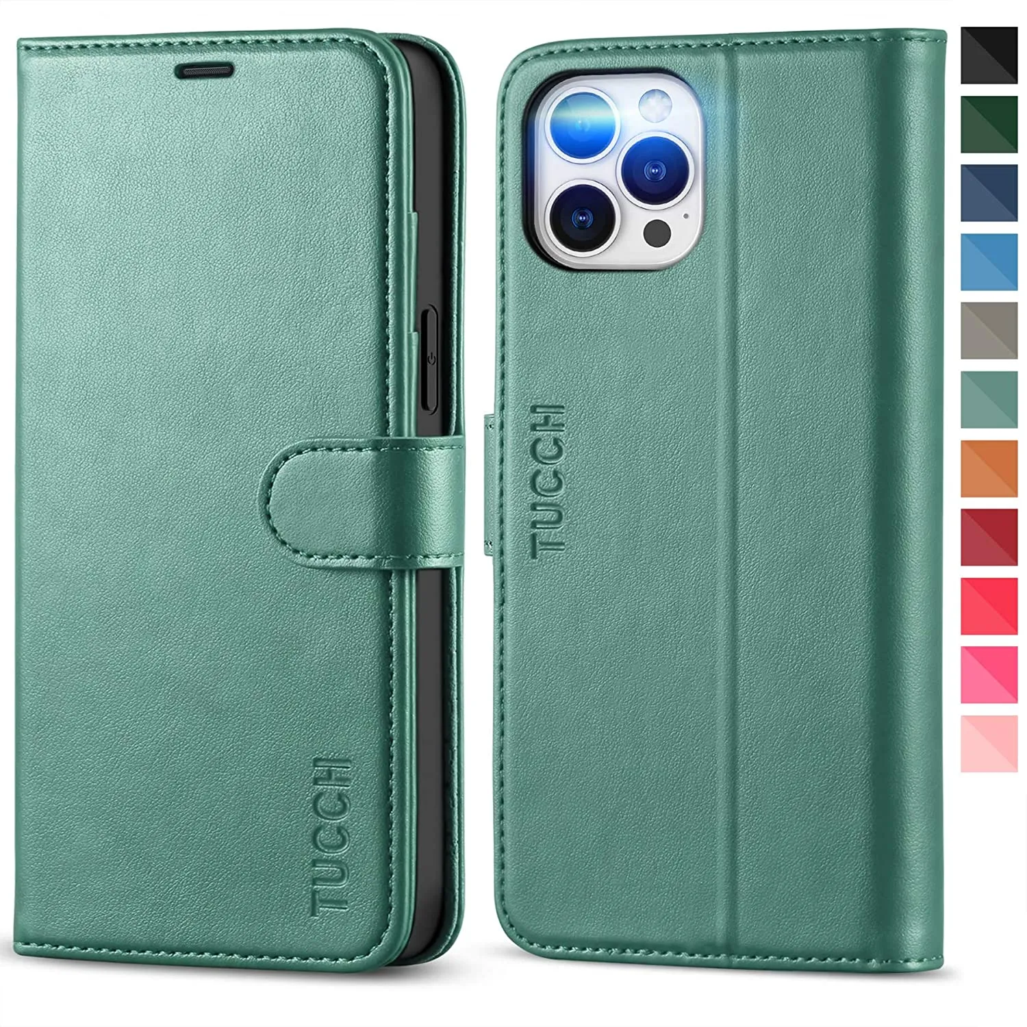 iPhone 12 Pro Max Magnetic Shockproof Leather Flip Case