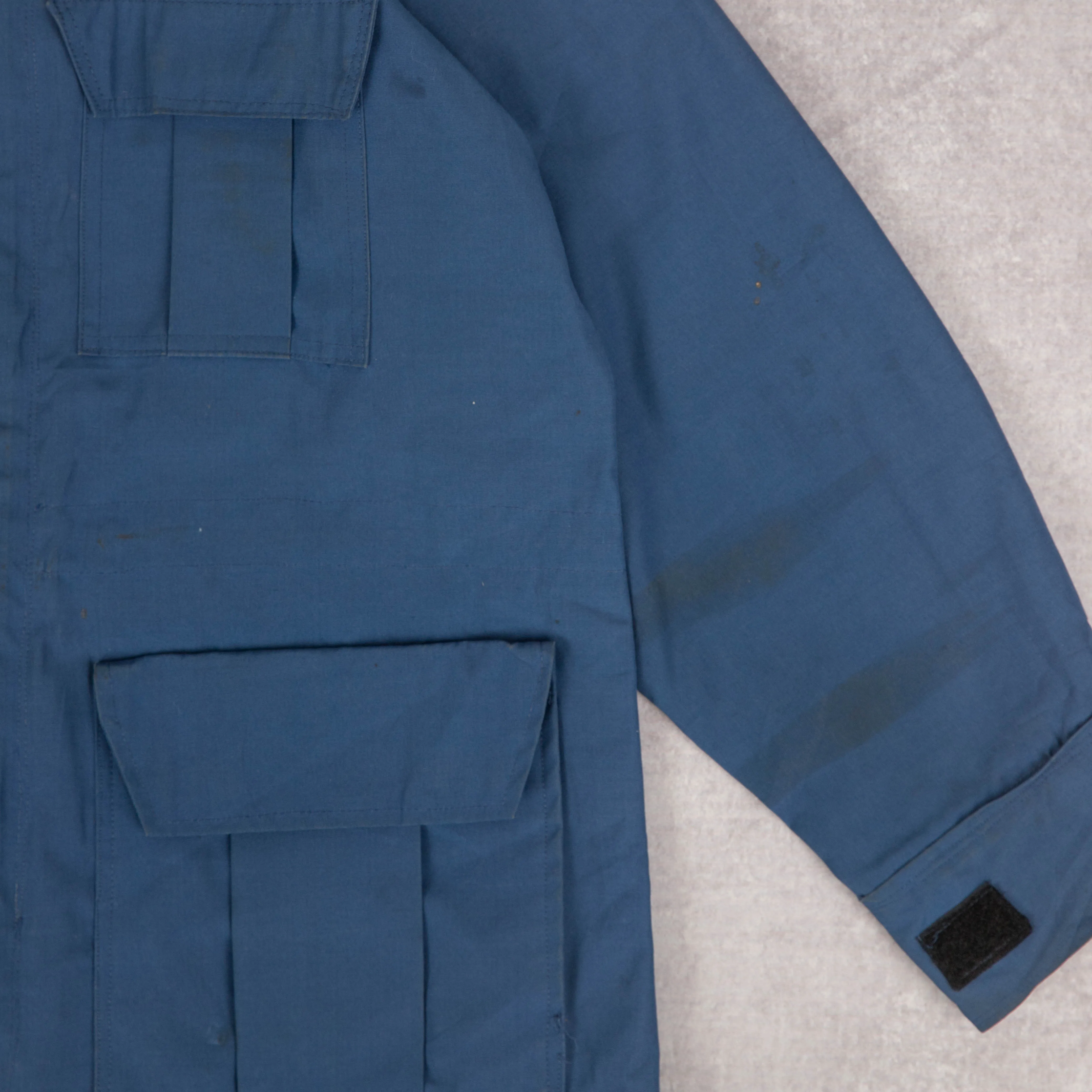 MEN'S VINTAGE 1990S HOODED PARKA JACKET - MEDIUM
