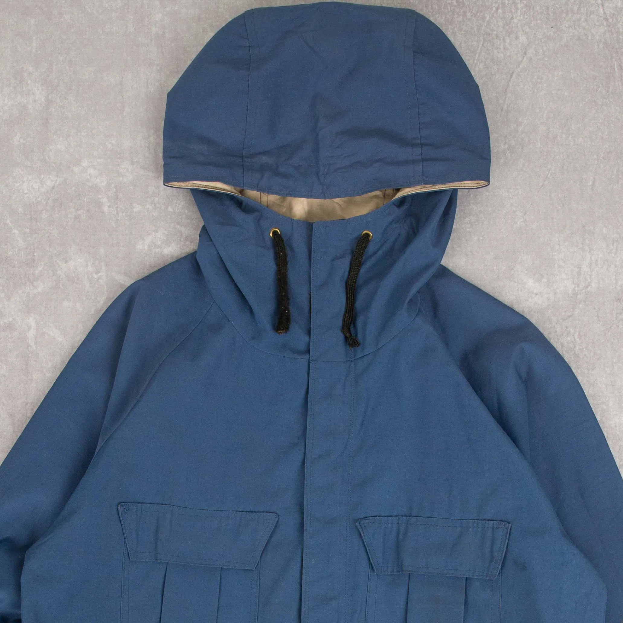 MEN'S VINTAGE 1990S HOODED PARKA JACKET - MEDIUM