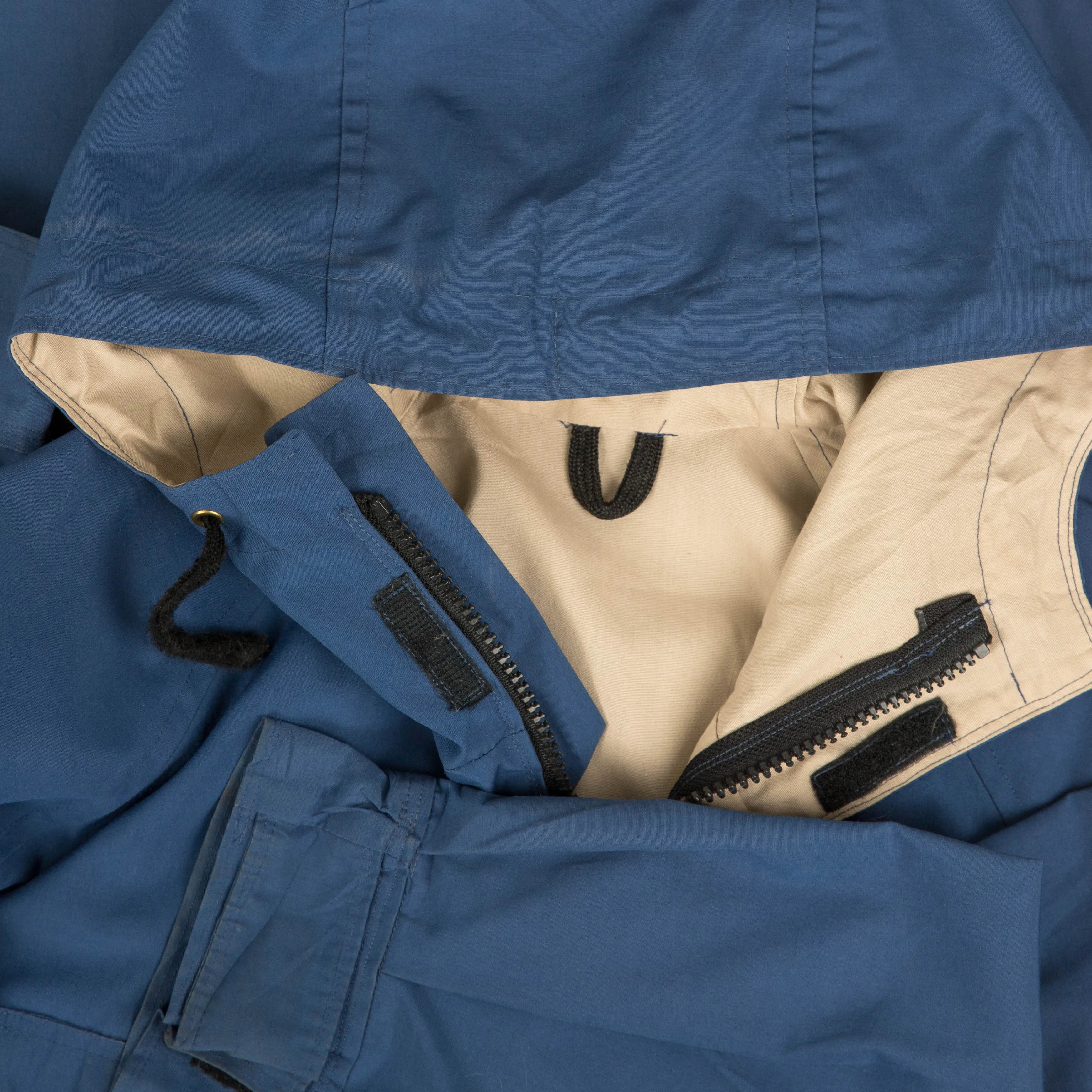 MEN'S VINTAGE 1990S HOODED PARKA JACKET - MEDIUM