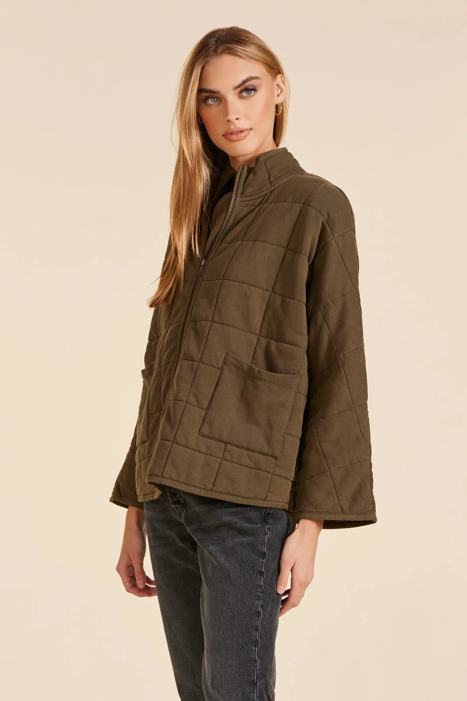 Mock Neck Jacket