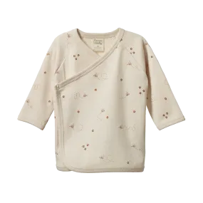 Nature Baby Kimono Jacket - Bumble Bee Print