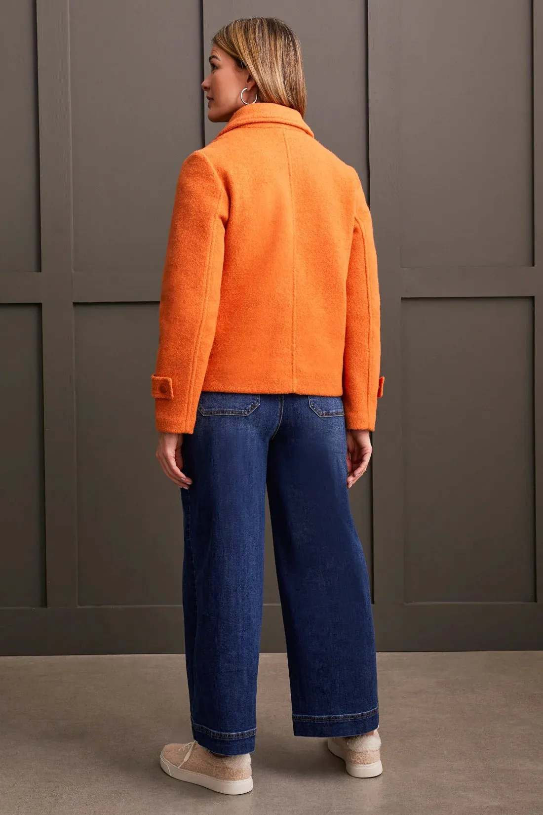 Pea Coat - Orange