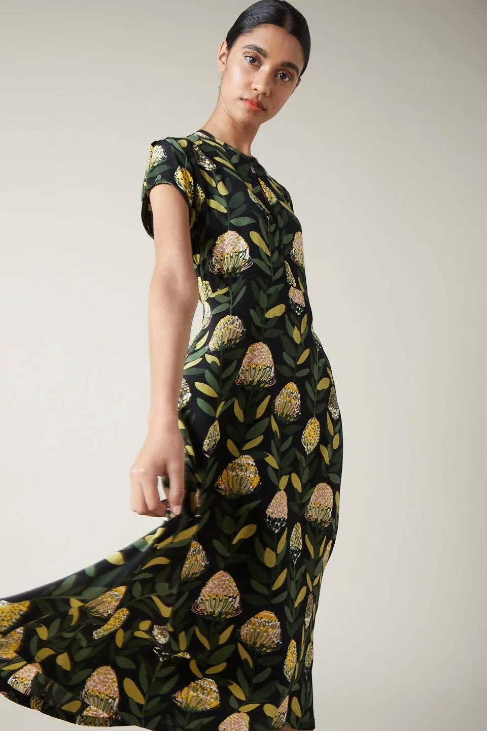 Pin Protea Janis Keyhole Dress