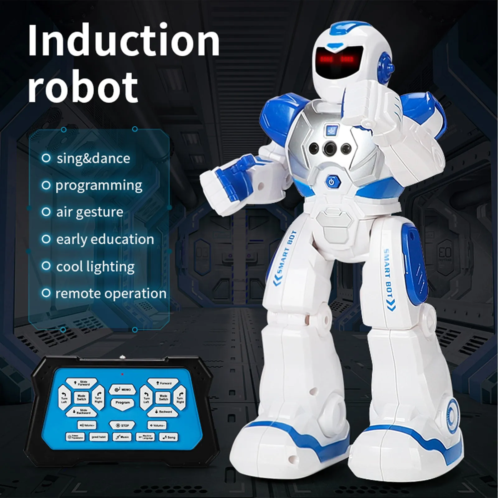 Smart RC Gesture-Sensing Robot with Remote Control