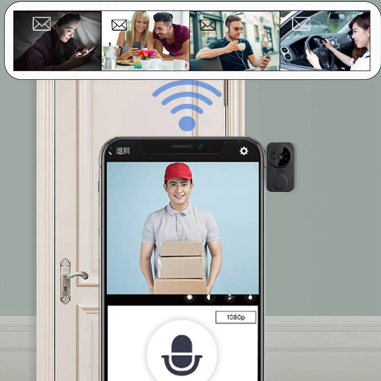Smart Video Doorbell - Wireless HD Camera