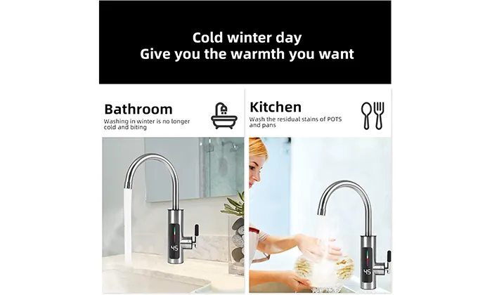 Stainless Steel Electric Faucet