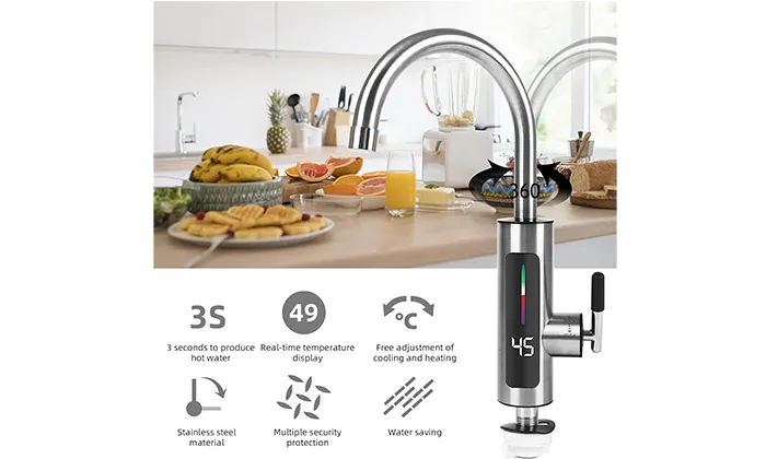 Stainless Steel Electric Faucet