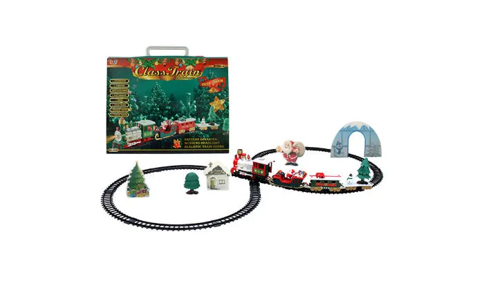 Train Set, Kids Christmas Electric Train Toy With Sounds