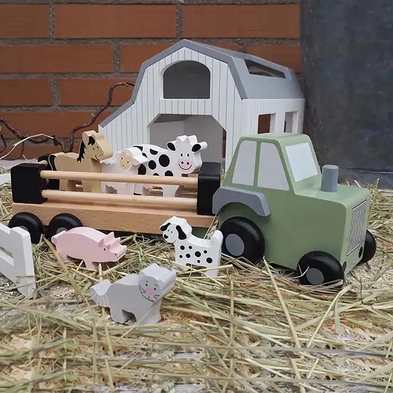 Wooden Farm Tractor