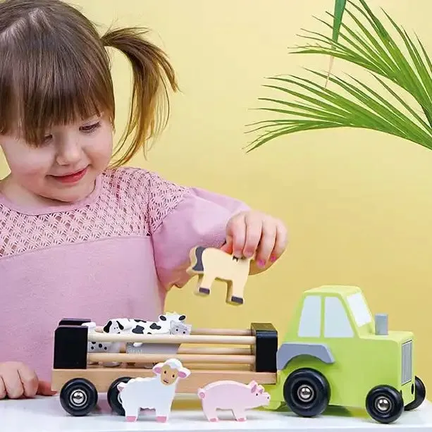 Wooden Farm Tractor